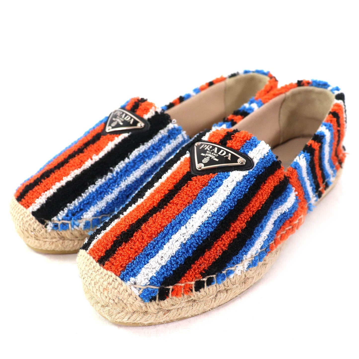 Prada Slip-on Terry cloth Espadrilles Flats