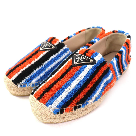 Prada Slip-on Terry cloth Espadrilles Flats