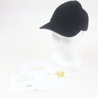 Christian Dior D-Player Corduroy Baseball Cap