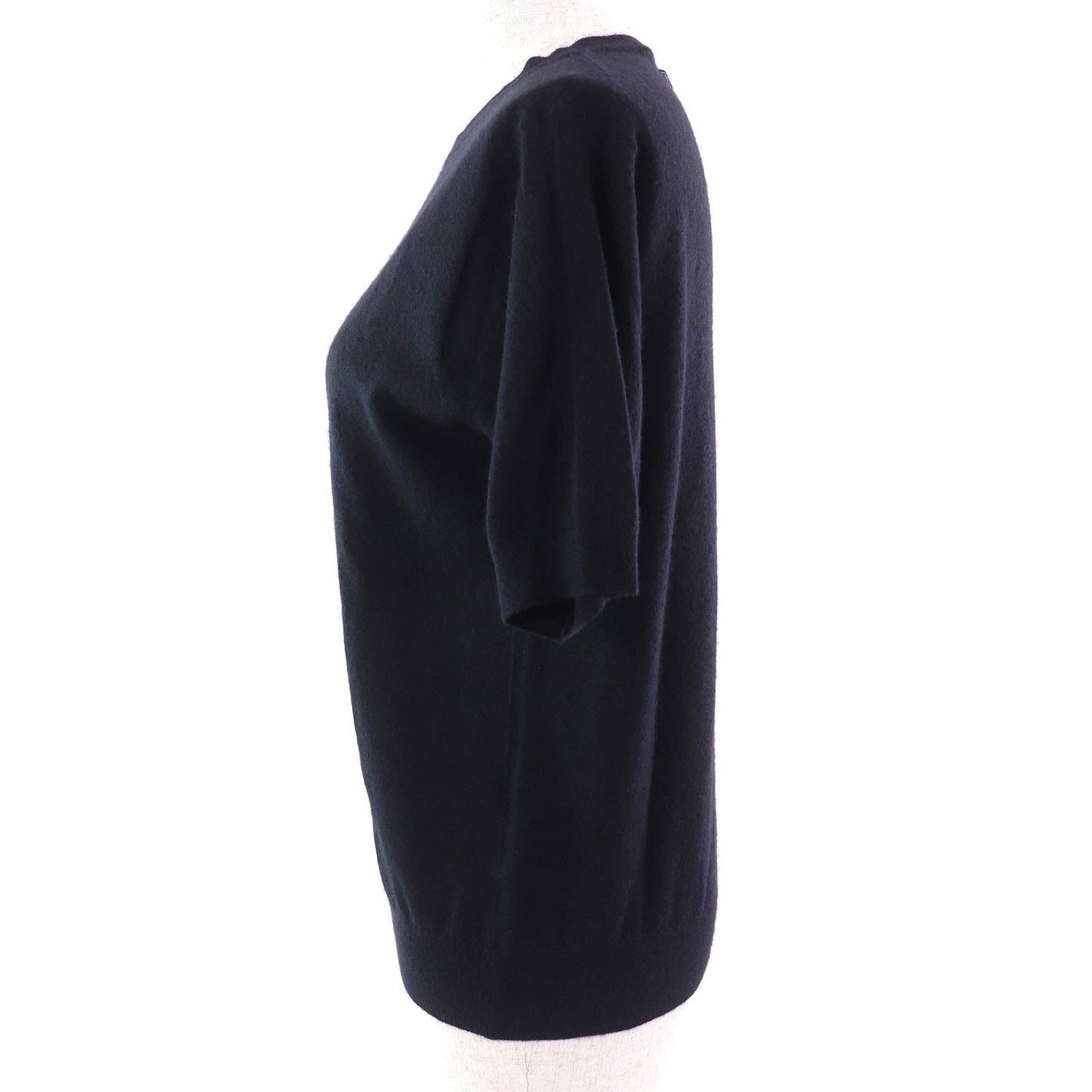Prada Crew neck short sleeve cashmere knit sweater