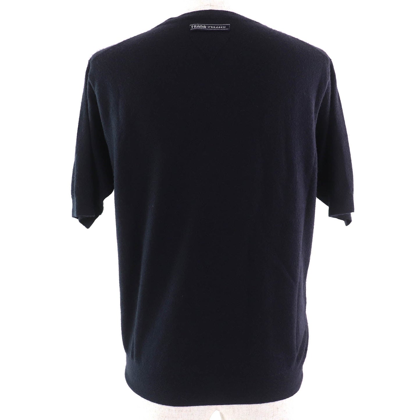 Prada Crew neck short sleeve cashmere knit sweater