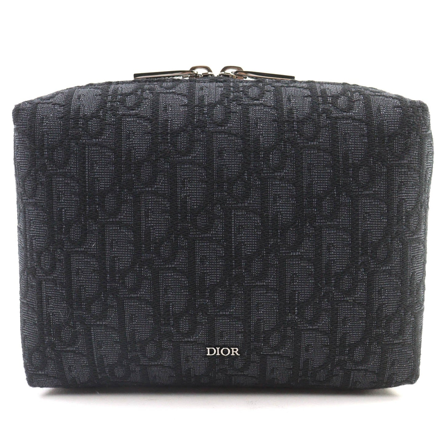 Dior Oblique Canvas Leather Pouch