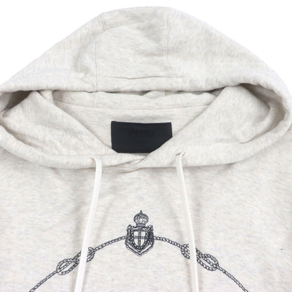 Prada Logo Embroidered Cotton Hoodie