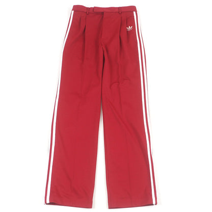 Gucci×adidas Trefoil logo embroidered three-stripe pants