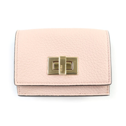 Fendi Peekaboo Tri-fold Leather Wallet