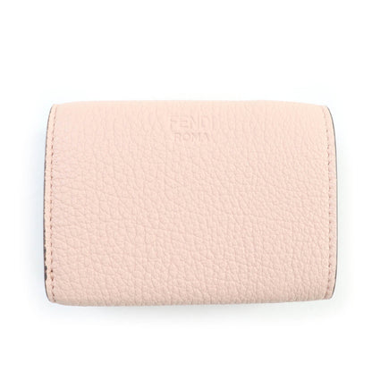 Fendi Peekaboo Tri-fold Leather Wallet