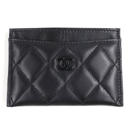 Chanel Card Case Matrasse COCO Mark Lambskin Card Case