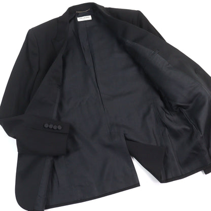 Saint Laurent Paris Smoking Jacket Wool Jacket