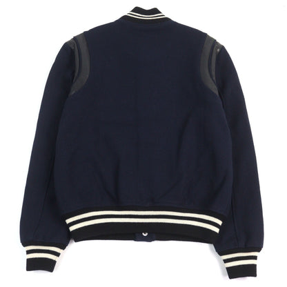 Saint Laurent Paris Eddie's leather-trimmed Teddy Jacket