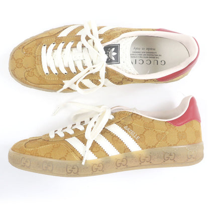 Gucci×adidas GAZELLE GG canvas Low Cut Sneakers