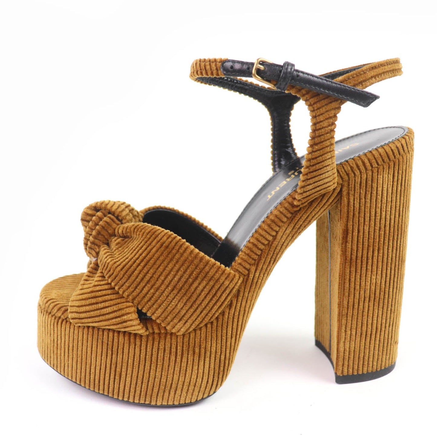 Saint Laurent Paris Corduroy Sandals