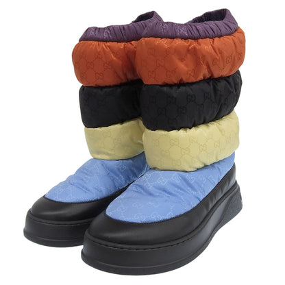 Gucci GG Nylon Leather Boots