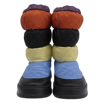 Gucci GG Nylon Leather Boots
