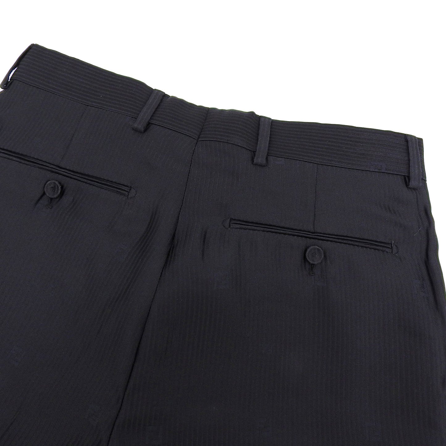 Fendi FF logo embroidery shadow stripe Shorts