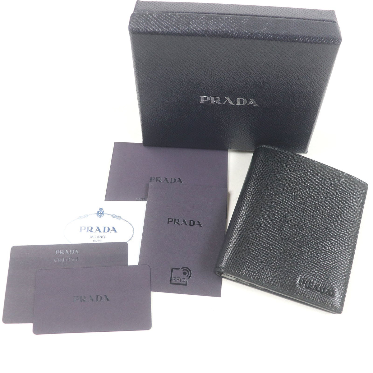 Prada 2MO004 Saffiano Leather Card Case