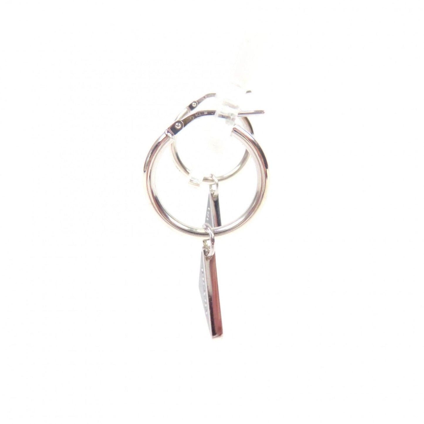 Prada Pierce Symbol Pendant AG925 Earrings