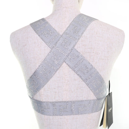 Fendi Zucca Pattern FF logo Nylon Tank Top