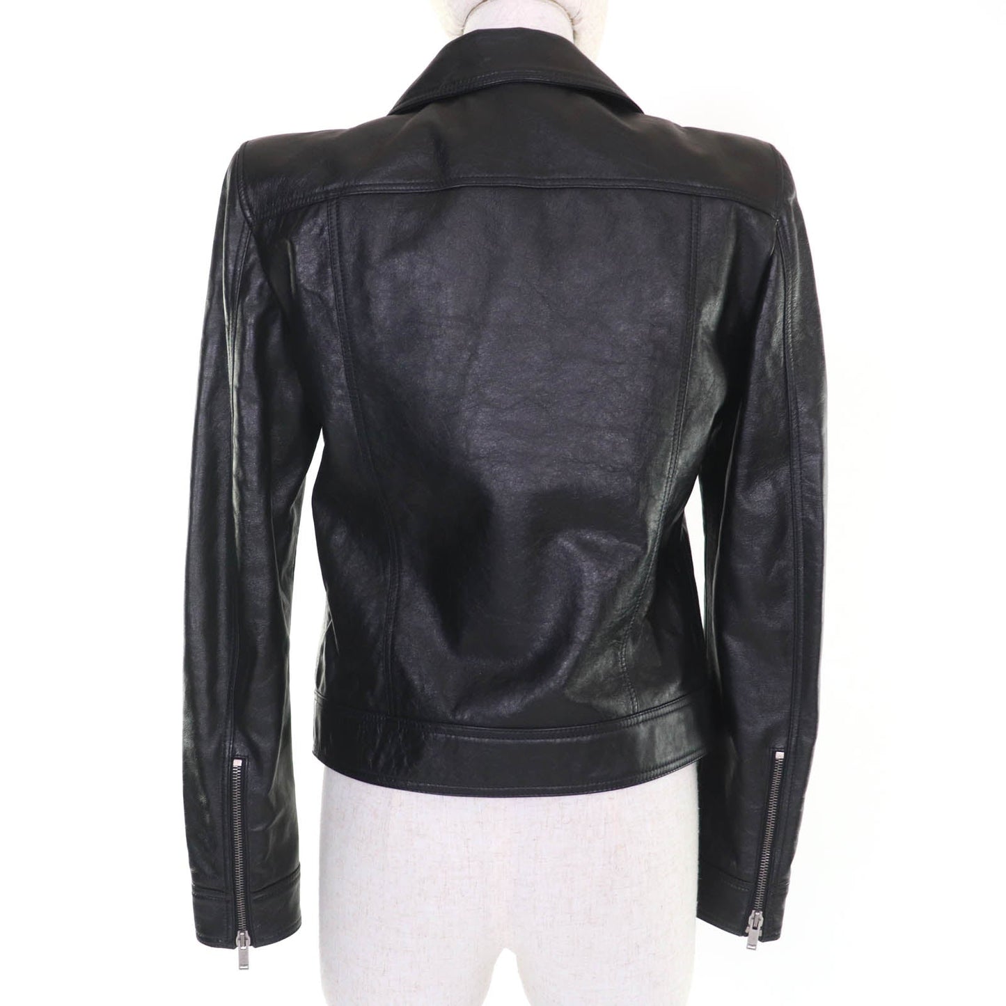 Saint Laurent Paris Power Shoulder Calfskin Jacket