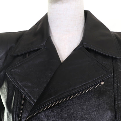 Saint Laurent Paris Power Shoulder Calfskin Jacket