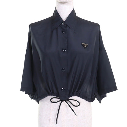 Prada Triangle logo Silk Shirt
