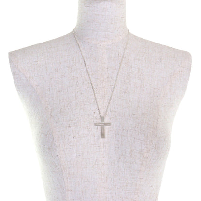 Gucci Cutout Cross AG925 Necklace