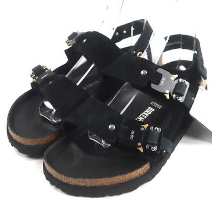 Dior Birkenstock Suede Leather Sandals