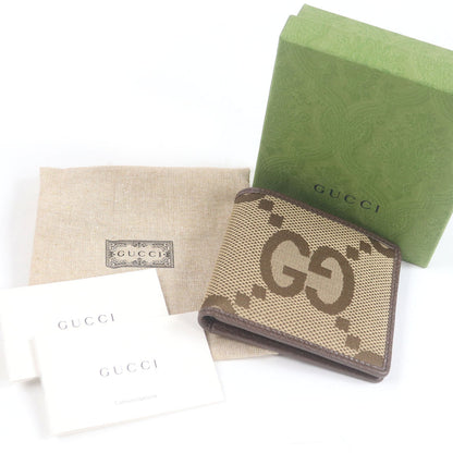 Gucci Jumbo GG Canvas Bifold Wallet