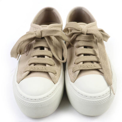 Prada Triangle Logo Fabric Sneakers