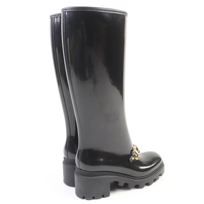 Gucci Horsebit Rubber Long Boots