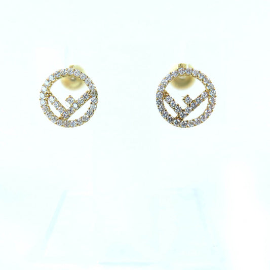 Fendi Pierce F Earrings