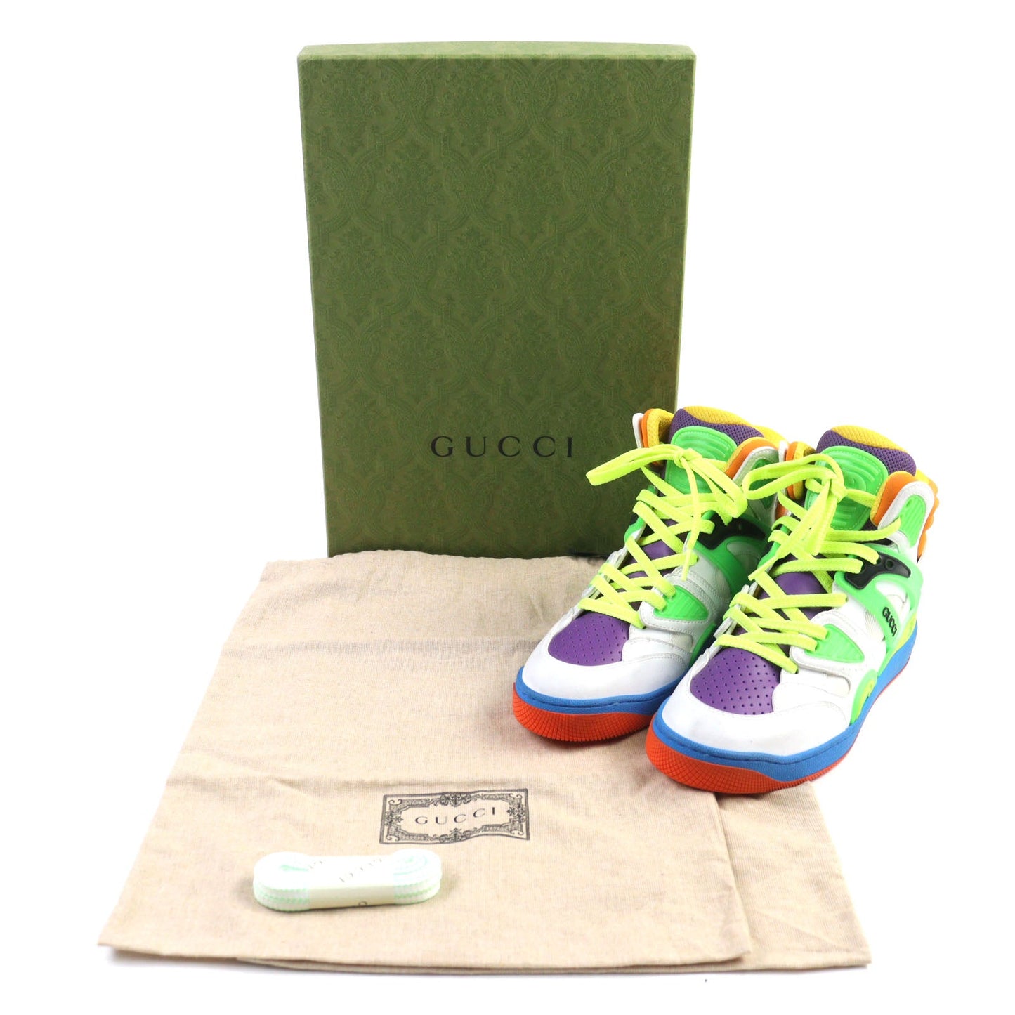Gucci Interlocking G logo Vintage High Cut Sneakers