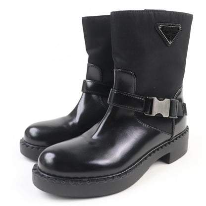 Prada Re-Nylon Leather Boots