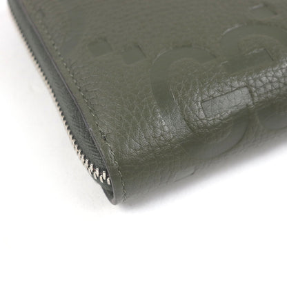 Gucci Jumbo GG Leather Long Zip Wallet