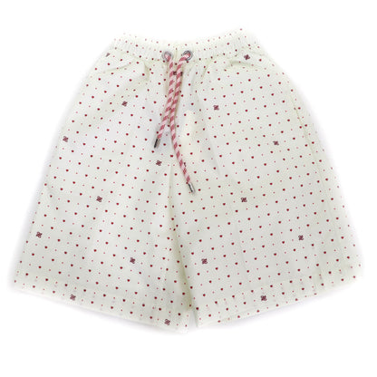 Fendi Logo and heart print Polyester Shorts