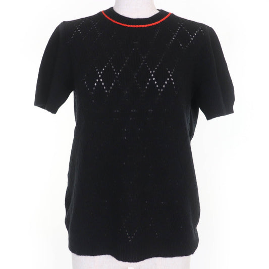Prada Wool Knit Short Sleeve Top