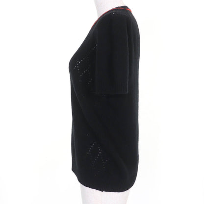 Prada Wool Knit Short Sleeve Top