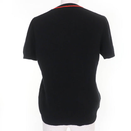 Prada Wool Knit Short Sleeve Top