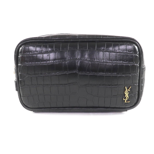 Saint Laurent Paris Leather Pouch