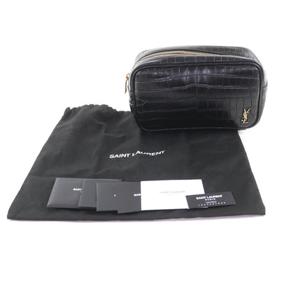 Saint Laurent Paris Leather Pouch