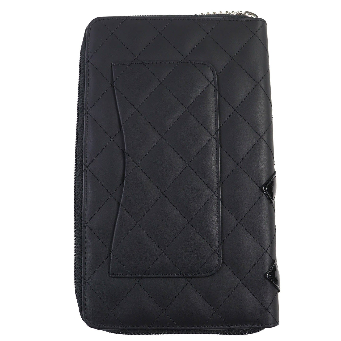 Chanel COCO Mark Round Zip Wallet Organizer