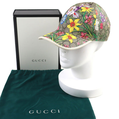 Gucci GG Supreme Flora Baseball Cap