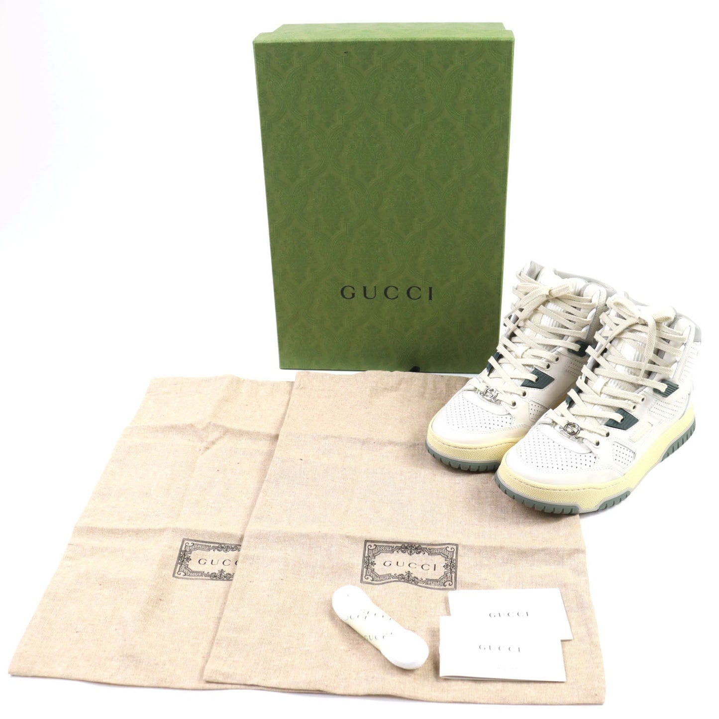 Gucci Interlocking G Leather High-top Sneakers