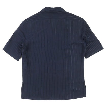 Saint Laurent Paris Silk Short Sleeve Shirt