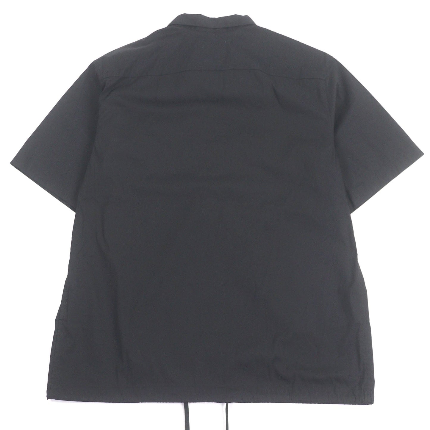 Prada Triangle motif Cotton Blend Short Sleeve Shirt