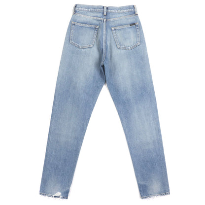 Saint Laurent Paris Cotton Denim Pants