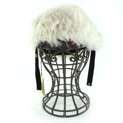 Gucci GGMetal Lamb Fur Hat