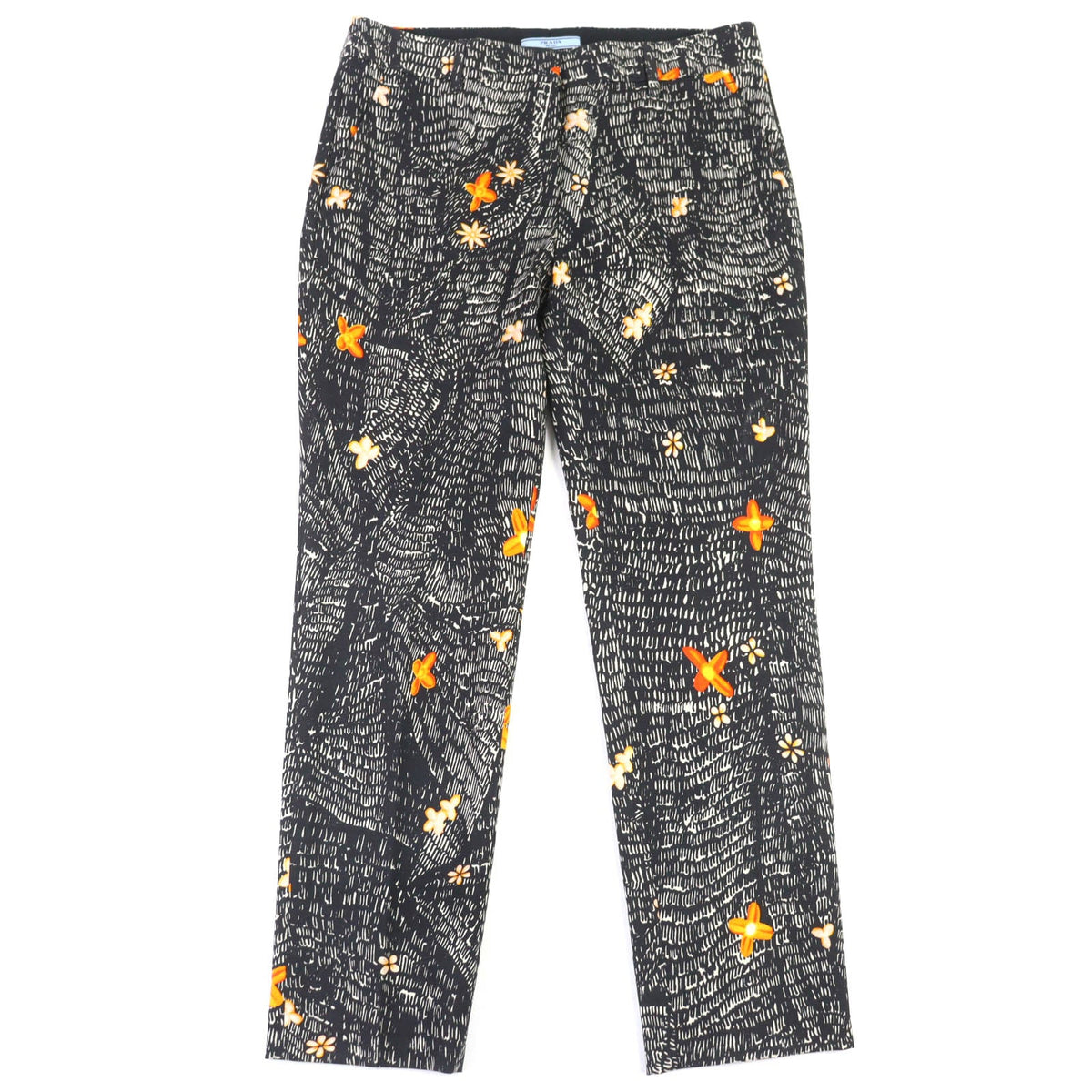 Prada Flower Print Pants
