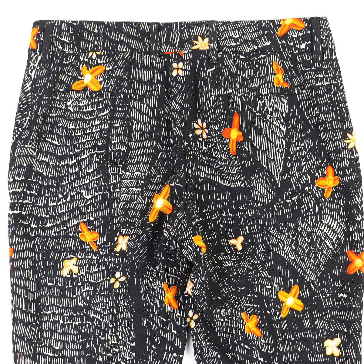Prada Flower Print Pants