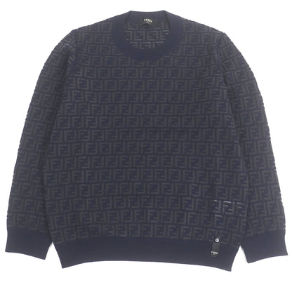 Fendi FF Logo Zucca Wool Sweater