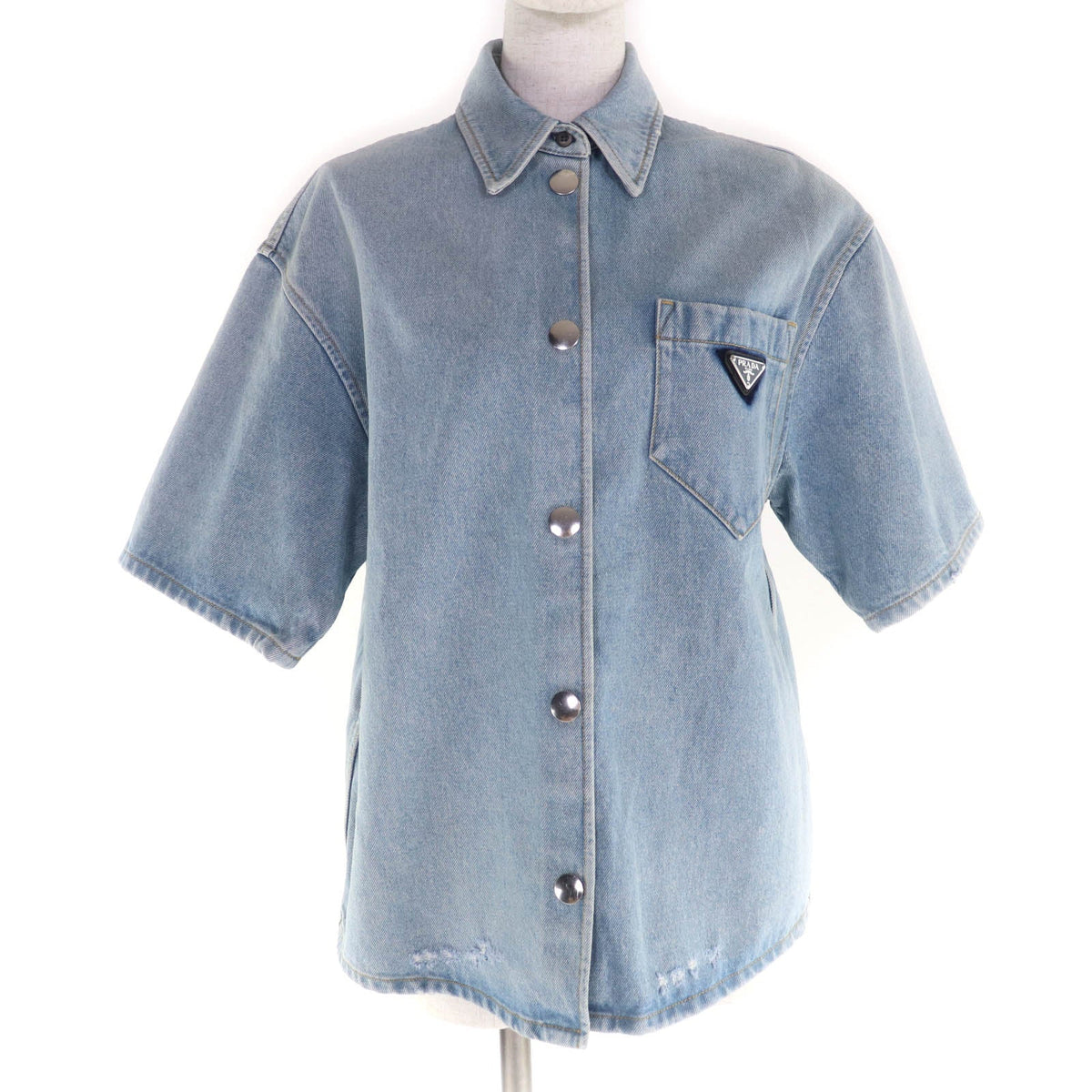 Prada Organic Denim Cotton Shirt